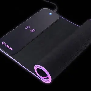 RGB Computer Mouse pad LED USB Charging Large Mouse Pad With Logo For Desk Mat rgb wireless mouse pad