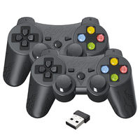 Manette de jeu sans fil GPD BT avec moteur de vibration, joystick et prise en charge de deux joueurs, modèle 706DB
