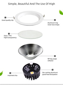 RONSE Luces lampu toko <span class=keywords><strong>Led</strong></span>, lampu sorot bawah <span class=keywords><strong>Led</strong></span> langit-langit 5 inci 6 inci 8 inci 20w 30w 40w 60w - Product Image 4