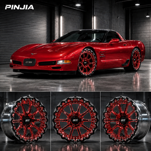 PJ Beadlock Forged Wheel 15x3 15x12 15x10 17x4.5 5x120.65 5x4.75 for Chevrolet Camaro <strong>SS</strong> ZL1 LT1 Chevrolet <strong>Chevelle</strong> - Product Image 1