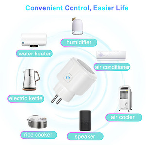 Prise intelligente <span class=keywords><strong>Tasmota</strong></span> EU FY21 16A avec surveillance de la consommation d'énergie, micrologiciel personnalisé ESP32-C3, ABS pour projet de maison intelligente - Product Image 2