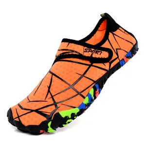 Beach shoes men and women diving snorkeling five fingers wading stream swimming shoes soft anti slip anti cut bare feet stick