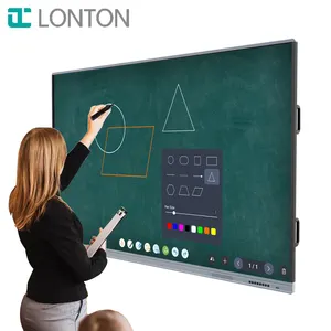 लंदन 65 इंच स्कूल इलेक्ट्रॉनिक व्हाइटबोर्ड इंटरैक्टिव स्मार्ट क्लास इंटरएक्टिव