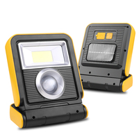 Lampe de travail LED COB portable 30W 1500LM à main, rechargeable par USB, multifonctionnelle, haute luminosité, sans fil