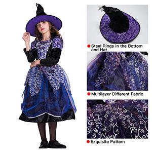 <span class=keywords><strong>Disfraz</strong></span> <span class=keywords><strong>de</strong></span> <span class=keywords><strong>bruja</strong></span> <span class=keywords><strong>de</strong></span> Halloween para niña, vestido <span class=keywords><strong>de</strong></span> <span class=keywords><strong>bruja</strong></span> bonito <span class=keywords><strong>de</strong></span> lujo, vestido <span class=keywords><strong>de</strong></span> Mago para niños <span class=keywords><strong>con</strong></span> sombrero, disfraces <span class=keywords><strong>de</strong></span> fiesta, vestido elegante <span class=keywords><strong>de</strong></span> juego <span class=keywords><strong>de</strong></span> rol - Product Image 4
