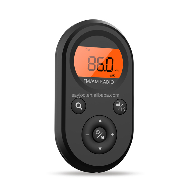 Am Fm 2 Band Digital Pocket Radios Receiver With Earphone Jack Portable Mini Radio