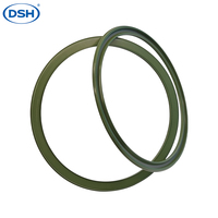 Joint d'étanchéité à l'huile pour arbre rotatif, double lèvre recouverte de caoutchouc NBR FKM avec ressort pour moteurs, boîtes de vitesses et essieux