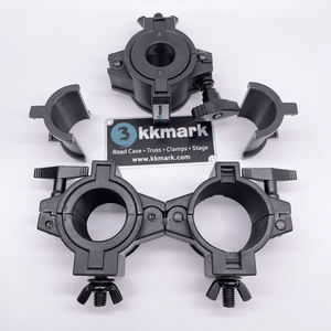 KKMark Black 1 Inch 1.5 Inch 2 Inch Adjustable Mounting Lighting Plastic 360 Degree Wrap Around O <strong>Clamp</strong> - Product Image 5