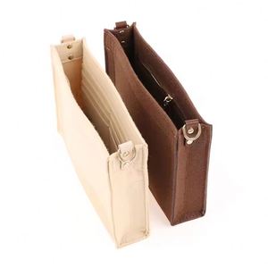 New Felt Cloth Bag Insert Organizer Cosmetic <b>Makeup</b> Bag Organizer Travel Chain Bag Women's Shoulder <b>Box</b> - Product Image 6