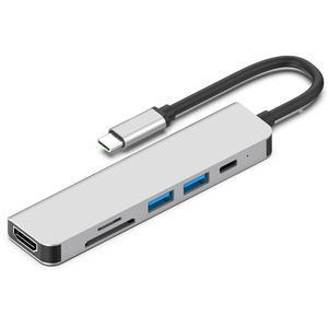 Nhà Máy Giá 6 trong 1 USB C HUB Docking Station USB 3.0 Adapter cung cấp hiệu quả hơn giải pháp trong kho - Product Image 5