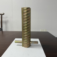 Connecteur de levage pour barres d'armature HRB400 en zinc jaune avec goupille transversale anti-rotation, insert préfabriqué intégré