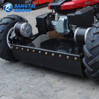 Meilleures ventes - Tondeuse à gazon robotisée à batterie de 550 mm avec moteur de 7 CV pour les pentes, chenilles robustes pour les bords de rivière, certifiée CE ISO