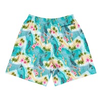 Shorts de bain pour hommes en Repreve, personnalisés, imprimés, décontractés, séchage rapide, respirants, extensibles, avec doublure en maille UPF50, vente en gros