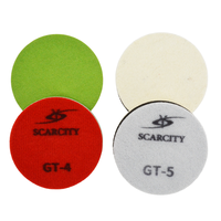 SCARCITY Lot de 2 tampons de polissage de verre professionnels pour magasin de détail automatique de 3 pouces GT-4 GT-5