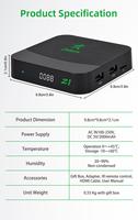 GTMEDIA Z1 S905W2 2G 16G Android 11 TV BOX 2.4G Wifi Quad core Amlogic DDR3 1080P Media player eMMC OTT Set Top Box pour Brésil