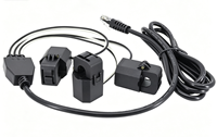 Transformador de Corriente de Núcleo Dividido Trifásico Mini RJ45