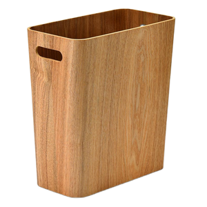 Bote de basura de madera abierto de 2,5 galones para <span class=keywords><strong>el</strong></span> hogar, elegante diseño de madera Natural, ligero y resistente para <span class=keywords><strong>el</strong></span> hogar/oficina/Cocina - Product Image 1