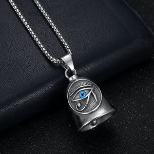 Colgante de ojo de Horus, collar de acero inoxidable, joyería de regalo de estilo vintage - Product Image 3