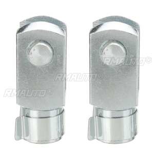 2 unidades de soportes universales plateados M6 M8 M10 para puntas de amortiguador de gas de maletero y capó, con junta de bola y soporte de resorte de válvula - Product Image 4