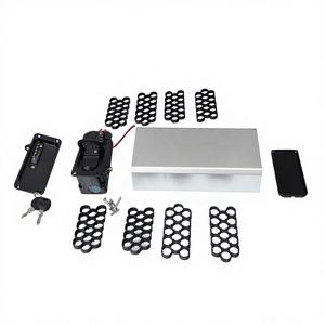 Boîtier de batterie pour vélo électrique ALX009, design invisible, aluminium argenté, conteneur vide, faible MOQ, moulage personnalisé pour les nouveaux modèles de vélos électriques - Product Image 6