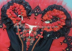 Don Quijote Pas De Deux Vestido De Ballet Clásico Rojo Hada De Los Niños De Vid Dorada Tutu Plato De <span class=keywords><strong>La</strong></span> <span class=keywords><strong>Bella</strong></span> <span class=keywords><strong>Durmiente</strong></span> Tutu Venta Tutu - Product Image 4