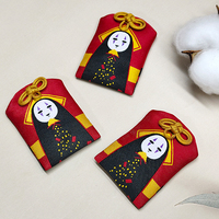Sac porte-bonheur personnalisé OMaMori, articles décoratifs porte-bonheur, souvenir, technique de couture pour l'amour, artisanat textile et de tissus à thème dessin animé