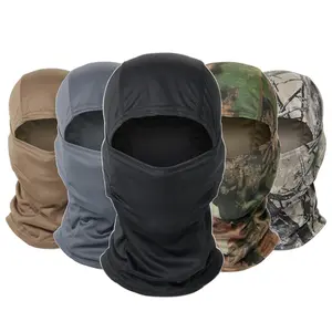 Tampa camuflada feita de cobertura facial, para motocicleta, ciclismo, caça, capacete tático forro