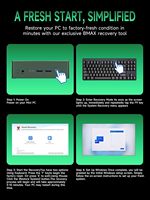 Mini PC Bmax B6 Intel Core I7-1060NG7 16 Go de RAM LPDDR4/SSD NVMe 1 To Utilisation professionnelle Intel Iris Xe Graphics WiFi6 4K/60Hz