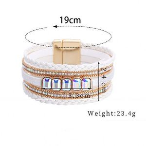 Boyfriend <b>Leather</b> Innovative Custom Jewelry Card Crushed Opal Inlay Holiday Gift for Women Vacuum Melted Steel - Product Image 1
