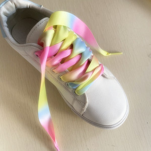 Elegante Nastro in Raso Multicolore Largo 2cm in Poliestere <span class=keywords><strong>per</strong></span> <span class=keywords><strong>Lacci</strong></span> di <span class=keywords><strong>Scarpe</strong></span> Casual - Product Image 4