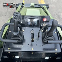 Mini-Lader Kompaktlader mit Kubota D1105 Dieselmotor PLC-Steuerung Kompakte Gummiketten und Schaufel
