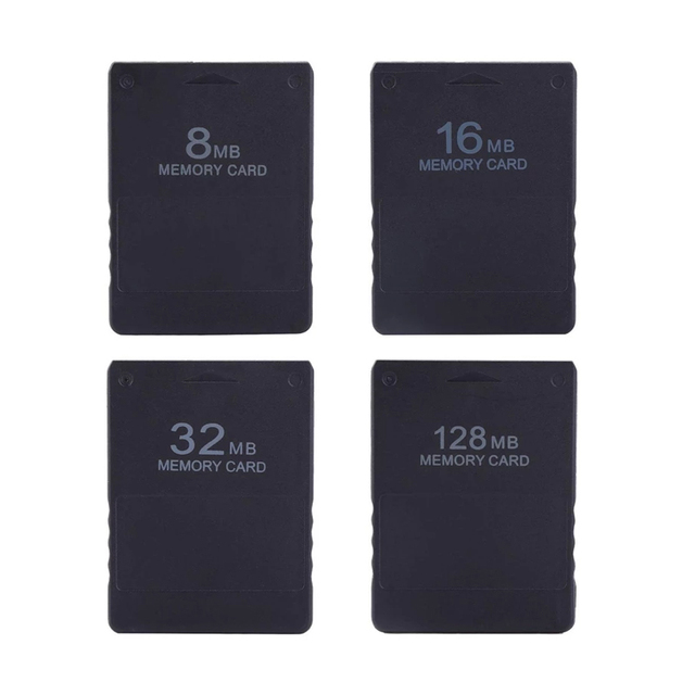 Jap PS2 128MB MC Boot Program Memory Card for Controller Data Storage (Black)