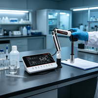 pH-mètre de laboratoire professionnel HUAZHI HZP-L2, précision de 0,01 pH, ATC, calibration multipoint, stockage de 999 données, GLP, OEM, batterie au lithium