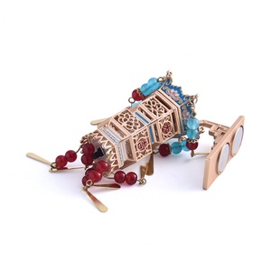 Aimant de réfrigérateur en métal de style chinois, nouveau design personnalisé, pagode traditionnelle, tour de luxe - Product Image 5