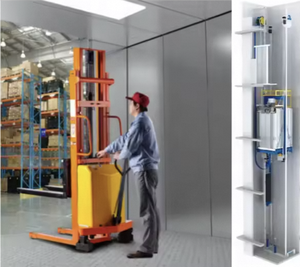 ลิฟท์ไฮดรอลิกอุตสาหกรรม 1 ตัน 2 ตัน 3 ตัน ลิฟท์ขนส่งสินค้า ลิฟท์บรรทุกสินค้า ข้อมูลจำเพาะครบถ้วนสำหรับลิฟท์คลังสินค้า - Product Image 3