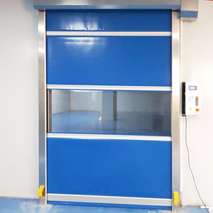 Porta a Scorrimento Rapido Industriale con Sensore, Porta Avvolgibile Automatica a Zip, Porta ad Alta Velocità in PVC <span class=keywords><strong>per</strong></span> Camera Bianca - Product Image 2