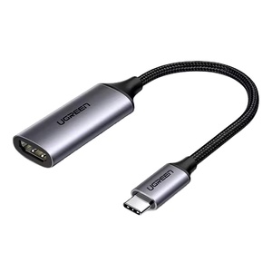 Cable USB Tipo C a <span class=keywords><strong>HDMI</strong></span> CM297 UGREEN 4K 60Hz, Adaptador USB C a <span class=keywords><strong>HDMI</strong></span> con Carcasa de Aleación de Aluminio y Trenzado de Nailon para TV y PC - Product Image 1