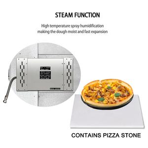 Yearmay <span class=keywords><strong>Four</strong></span> <span class=keywords><strong>Prix</strong></span> <span class=keywords><strong>Four</strong></span> à <span class=keywords><strong>pâtisserie</strong></span> <span class=keywords><strong>Four</strong></span> à pizza à gaz électrique automatique à vapeur à double étage - Product Image 3
