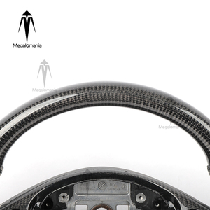 Volante <span class=keywords><strong>de</strong></span> Cuero y Fibra <span class=keywords><strong>de</strong></span> Carbono Compatible con Mercedes-Benz W205 W204 W222 C63 GLA GLC A45 E63 S63 G63 GLS - Product Image 5