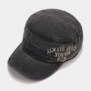 Gorra de béisbol deportiva plana de algodón lavado Vintage para <span class=keywords><strong>mujer</strong></span>, protección solar informal con diseño bordado para acampar y pescar - Product Image 5