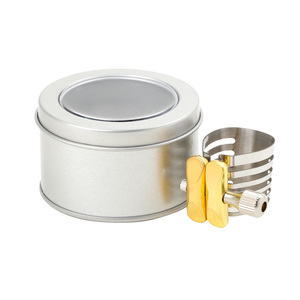 Vente en gros d'usine de sax 10 types de <span class=keywords><strong>saxophone</strong></span> soprano <span class=keywords><strong>alto</strong></span> ténor en métal ou en cuir Embouchure d'anche Clip <span class=keywords><strong>Ligature</strong></span> - Product Image 3