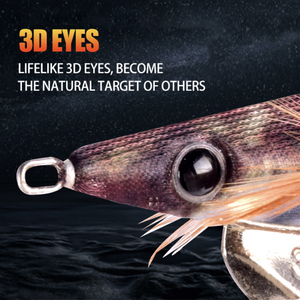 Señuelo de Pesca AGITEK Squid Jig 2.5 # -3.5 #   Señuelo Duro de ABS para Pesca de Marlin y Bacalao en Agua Salada/Océano con Anzuelos, Señuelos de Pesca Duros - Product Image 4