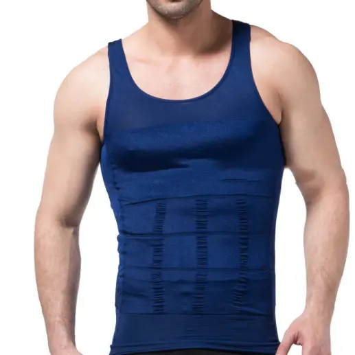 Super Thin Breathable Body Shape Man Compression Vest