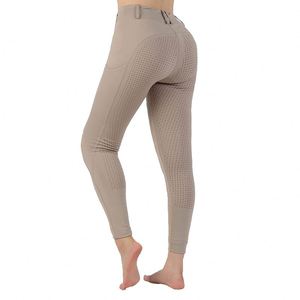 Pantaloni da <span class=keywords><strong>Equitazione</strong></span> Personalizzati OEM Produttori Equestri Leggings da <span class=keywords><strong>Equitazione</strong></span> con Grip Completo in Silicone all'Ingrosso - Product Image 2