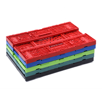 Caisse de rangement pliable de 40l, créative, en plastique, pour fruits et légumes