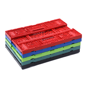 High quality large capacity moving bins stackable fruit vegetables plastic crates for produce