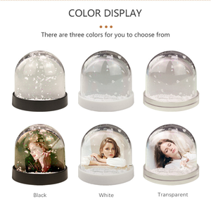 Tùy Chỉnh Lớp Độc Đáo <span class=keywords><strong>2025</strong></span> Thân Thiện Với Môi Trang Trí Nội Thất Quả Cầu Tuyết Vuông Acrylic Nước Bóng Ảnh Chèn Khung Tốt Nghiệp Đồ Tưởng Niệm - Product Image 6