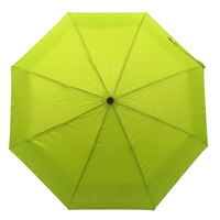 Parapluie de luxe entièrement automatique à 3 plis avec manche en bois de bambou, design classique, 8 baleines, idéal pour les voyages et les cadeaux d'affaires