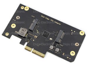 محول TPU ثنائي الحافة PCIe Gen3 X4 يدعم مسرعات TPU 2x <span class=keywords><strong>M</strong></span>.<span class=keywords><strong>2</strong></span> ملحق إلكتروني لبطاقتي TPU - Product Image 2