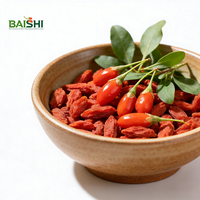 Bayas de Goji Secas Orgánicas de la UE, Dulces, 160 Granos/50g, Sin Sulfitos, Sin OMG, para la Elaboración Artesanal de Pan y Galletas